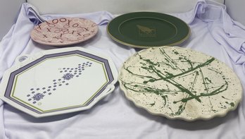4 PC COLLECTION OF DECORATIVE PLATES