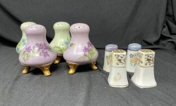 COLLECTION OF VINTAGE AND ANTIQUE SALT AND PEPPER SHAKERS