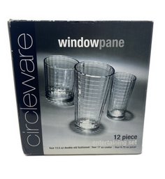 Window Pane 12 Glass Set