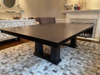 BLACK TRESTLE DINING TABLE BY SIMPLY AMISH