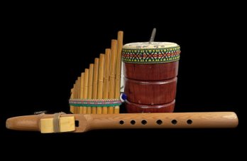 COLLECTION OF ANDEAN INSTRUMENTS