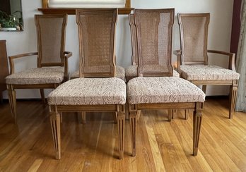 CANE BACK DINING CHAIRS FROM AMERICAN FURNITURE CO