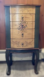 VINTAGE HAND PAINTED JEWELRY CHEST