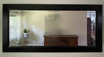 Modern Wood Frame Wall Mirror