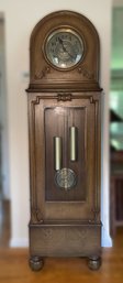 Art Deco Two Weight Grandfather Clock