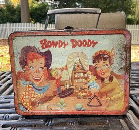 VINTAGE ADCO LIBERTY 1954 HOWDY DOODY METAL LUNCHBOX