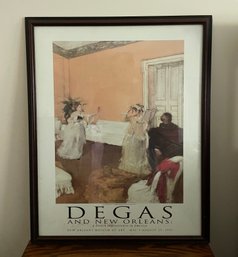 Framed Poster Of Edgar Degas  The Song Rehearsal