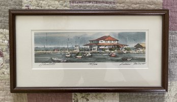 ORIGINAL SIGNED AND NUMBERED WATERCOLOR BY LUDLOW THORSTON