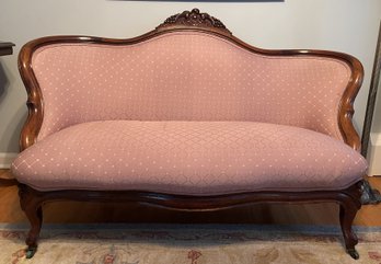 LOUIS PHILIPPE STYLE UPHOLSTERED SOFA