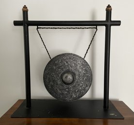 Brass Gong With Metal Stand
