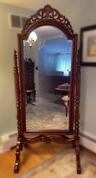 HAND MADE CHEVAL CARVED MIRROR