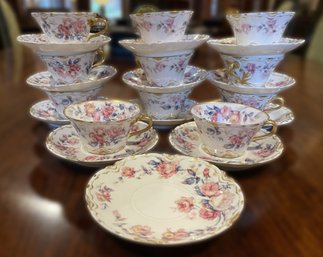 HAVILLAND AND CO. FOR J.E. CALDWELL PORCELAIN CUP AND SAUCER SET