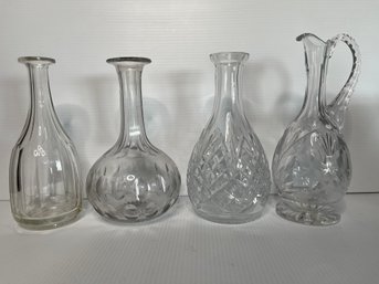 COLLECTION OF CRYSTAL DECANTERS