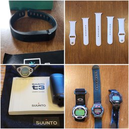 ASSORTED COLLECTION OF SPORTS WATCHES AND HEART RATE MONITOR