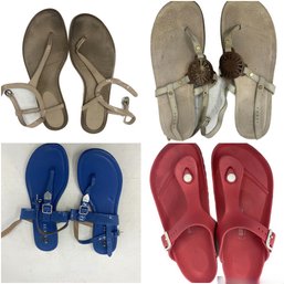 4 Pairs Of Assorted Women's Sandals