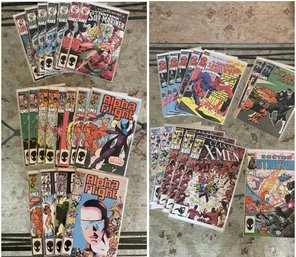 Assortment Of Marvel Comic Books