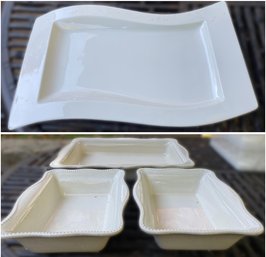 BICO AND VILLEROY AND BOCH SERVING TRAYS