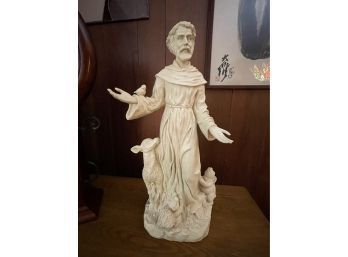ST FRANCIS OF ASSISSI PLASTER STATUE