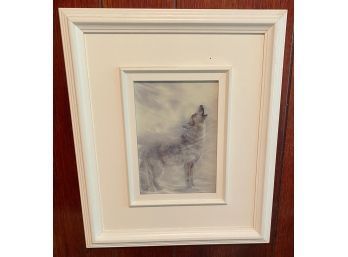 Framed Print Of Canada's Wolf By Lise Gauthier