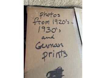 1920'S COLLECTION OF GERMAN PHOTOS AND GLASS NEGATIVES