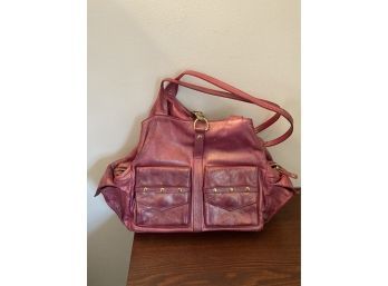 BOTKIER LEATHER HOLSTER BAG WITH STUDDED POCKETS
