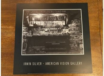 VINTAGE 1989 POSTER - IRWIN SILVER - AMERICAN VISION GALLERY