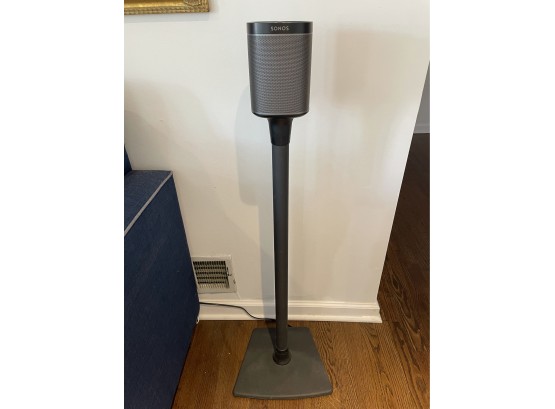 Pair Of Sonos Speakers With Stand