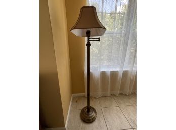 Metal Swing Arm Adjustable Floor Lamp