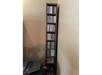Slim CD Case/shelf With Eight Shelves.