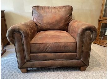 Broyhill Upholstered Armchair With Nailhead Trim