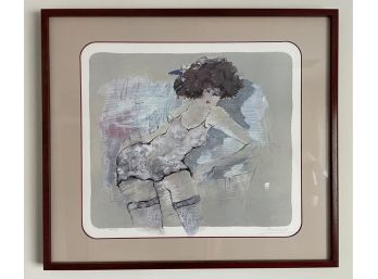 FRAMED LITHOGRAPH BY MICHAAL, 166/175