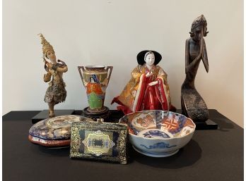 AMAZING COLLECTION OF VINTAGE AND ANTIQUE PORCELAIN, CERAMIC AND HANDCRAFTED DECOR
