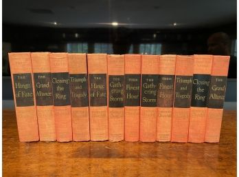 12 VOLUME COLLECTION OF WINSTON S CHURCHILL'S CLASSIC COVERAGE OF WWII