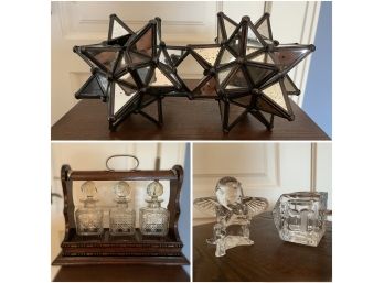 VINTAGE COLLECTION OF CRYSTAL DECOR