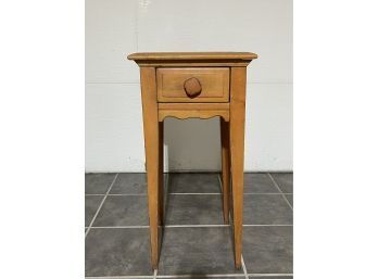 VINTAGE ONE DRAWER ACCENT SIDE TABLE