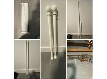 Assortment Of Tension And Curtain Rods