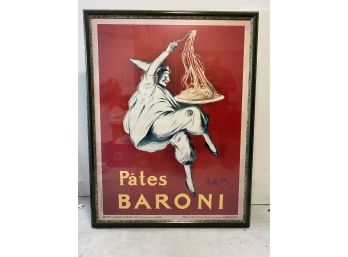 Leonetto Cappiello Framed Print 'Pates Baroni'
