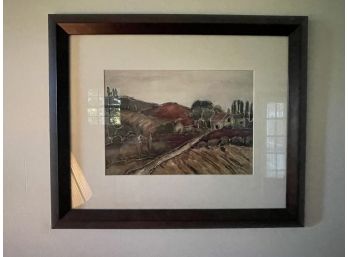 Framed Print Of Country Side