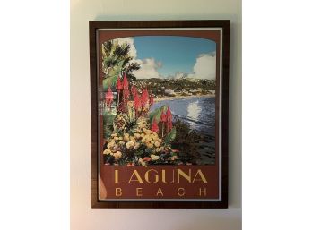 Framed Poster Of Laguna Beach By Bill Atkins