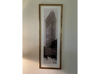 Framed Photo Of Flat Iron Building