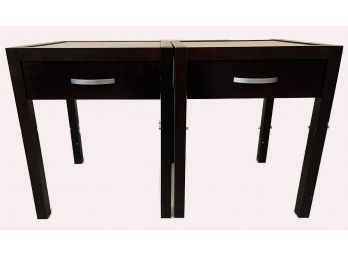 Pair Of 1 Drawer Night Stands From Solid & Basic
