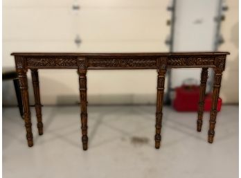 Vintage Sterling Chandon Hand Carved Console Table
