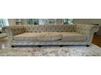 Restoration Hardware Upholstered Tufted Sofa (1 Of 2)
