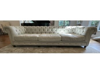 Restoration Hardware Upholstered Tufted Sofa (2 Of 2)