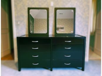 Dresser With Duo Vanity Mirror From Solid & Basic
