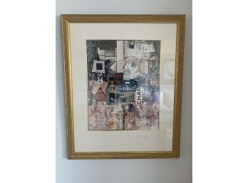 Framed And Signed Mixed Media Acrylic By Principe