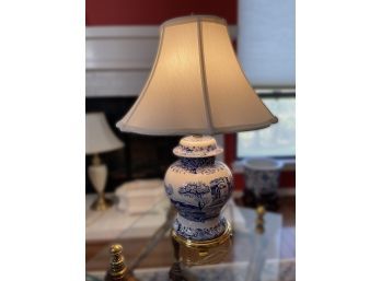Brass Based Chinoiserie Table Lamp