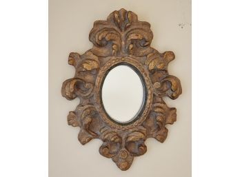 Ornate Rococo Style Oval Wall Mirror