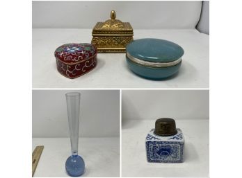 Beautiful Collection Of Trinket Boxes And Decor