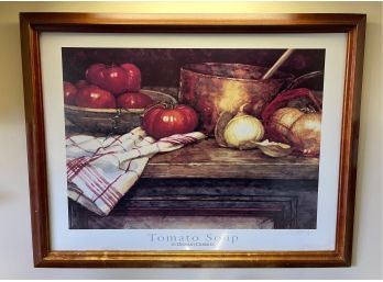 FRAMED 'TOMATO SOUP' BY DEBORAH CHABRIAN